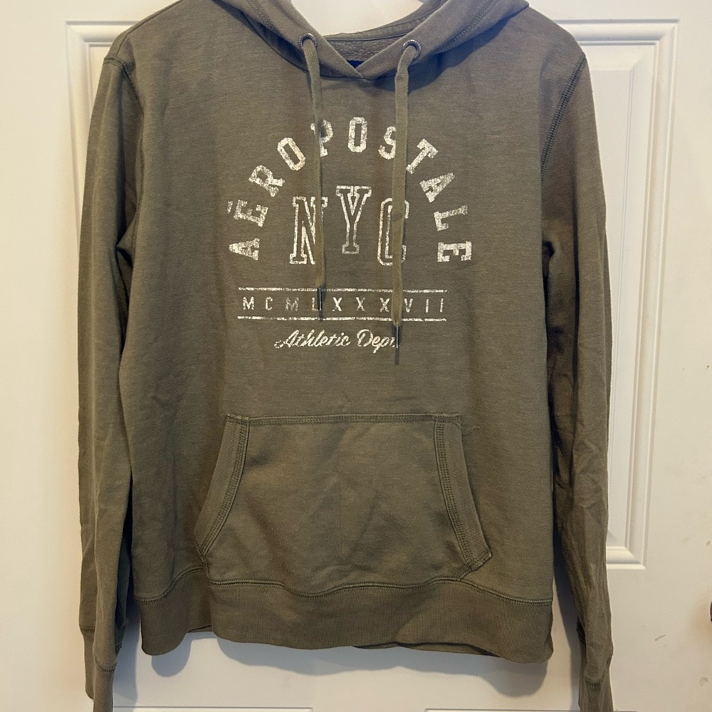 Aeropostale navy green hoodie